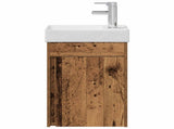 Bathroom Vanity Unit with Tap Old Wood 40.5 x 22.5 x 62 cm 889527