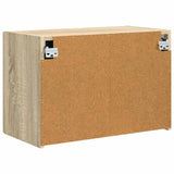 TV Wall Cabinet Sonoma Oak 59.5 x 31 x 40 cm Engineered Wood 892333