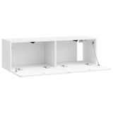 Wall-Mounted TV Cabinet High Gloss White 98 x 31 x 30 cm 898389