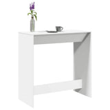 Bar Table White 102x50x103.5 cm Engineered Wood 854427