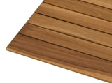 Table Top 50 x 50 x 3.5 cm Square Solid Teak Wood Natural 42033144