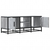 TV Cabinet Grey Sonoma 100x35x41 cm Engineered Wood and Metal 848837