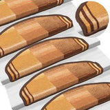 Stair Mats Self-adhesive 10 pcs 65x21x4 cm Brown 149837