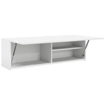 ZNTS Bathroom Wall Cabinet White 100x25x30 cm Engineered Wood 860094