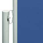 ZNTS Patio Retractable Side Awning 200x600 cm Blue 317972