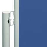 ZNTS Patio Retractable Side Awning 200x600 cm Blue 317972