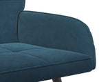 2 Seater Sofa with Metal Legs 2-Seater Blue Velvet 42051060