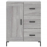 Sideboard Grey Sonoma 69.5x34x90 cm Engineered Wood 830266