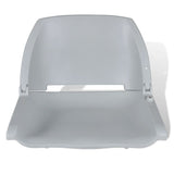 Boat Seats 2 pcs Foldable Backrest No Pillow Grey 41x51x48 cm 279101