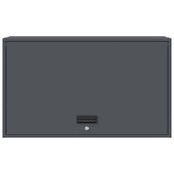 Wall Cabinet for Garage with Gas-lift Door Anthracite 883262