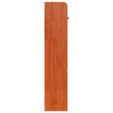 Headboard with Storage Wax Brown 150 cm Solid Wood Pine 855510