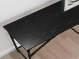 Console Table Black Oak 140 x 29 x 75 cm Engineered Wood 883530
