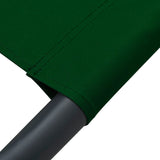 Outdoor Lounge Bed with Canopy Green 313526