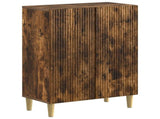 3 Piece Bathroom Cabinet Set ARNHEM Smoked Oak Engineered Wood 3417446