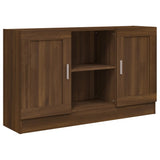 ZNTS Sideboard Brown Oak 120x30.5x70 cm Engineered Wood 815626