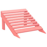 Garden Chair Pink Solid fir wood Standard Detachable 315867