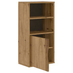 ZNTS Side Cabinet ODDA 40x24x79 cm Solid Wood Pine 4103595