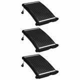 Curved Pool Solar Heating Panels 3 pcs 72.5x46 cm 3095462