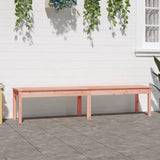Garden Bench Natural Wood Solid Douglas Wood 2-seater Durable 824023