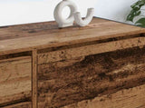 TV Cabinet Old Wood 100 x 36 x 49.5 cm Engineered Wood 886622
