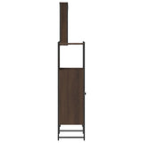 ZNTS 3 Piece Bathroom Furniture Set Brown Oak Engineered Wood 3214819