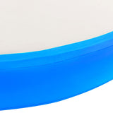 Inflatable Gymnastic Mat with Pump 100x100x10 cm PVC Blue 92704