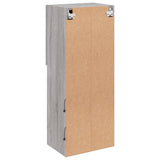 TV Cabinet with LED Lights Grey Sonoma 40.5x30x102 cm 837062