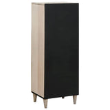Highboard White 40 x 33 x 110 cm Solid mango wood 4018145