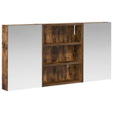 Bathroom Cabinet Set 3 pcs 100 x 10.5 x 50 cm Engineered wood 3403684