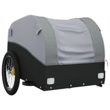 Bike Trailer Black and Grey 30 kg Iron 94119
