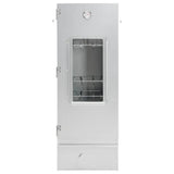 BBQ Oven Smoker with Wood Chips 44.5x29x110 cm Galvanised steel 364743