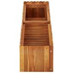 Garden Raised Bed 150x30x25 cm Solid Acacia Wood 45919