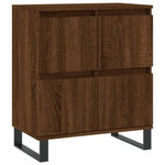 Sideboards 2 pcs Brown Oak Engineered Wood 3190188