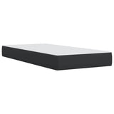 Box Spring Bed with Mattress Black 90x190 cm Faux Leather 3286100