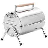 Portable Tabletop Charcoal BBQ Grill Stainless Steel Double Grids 47852