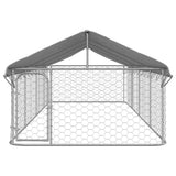 Outdoor Dog Kennel with Roof 600x200x150 cm 171500