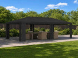 Gazebo Cover 6 x 3 m Anthracite Polyester 190 gsm 900425