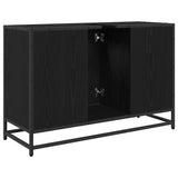 Bathroom Cabinet Black Oak 90 x 33 x 60 cm Engineered Wood 883619