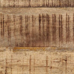 ZNTS Coffee Table 80x50x40 cm Solid Rough Wood Mango 374065