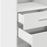 Highboard White 45x42.5x124 cm Engineered Wood 846166