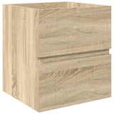 2 Piece Bathroom Furniture Set Sonoma Oak Engineered Wood 3325038