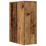 Narrow Bathroom Cupboard with Wheels Old Wood Engineered Wood 855284