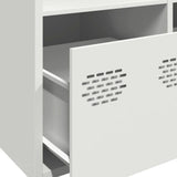 Highboard White 68x39x103.5 cm Steel 851387