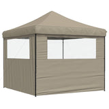 Party Tent Folding Taupe 292 x 292 x 315 cm Oxford Fabric 42023557