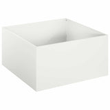 Garden Planter White 60 x 60 x 30 cm Cold-rolled Steel 8005052
