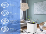6000mL Portable Dehumidifier with 24H Timer, 3 Dehumidifying Modes, 20L/Day, for Home Laundry T3398P423069