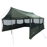 Family Tent Army green 600 x 400 x 268 cm Polyester and Steel 42028606