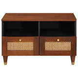 TV Cabinet with Drawer Brown 70 x 33.5 x 46 cm Solid Mango Wood 4018881