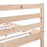 3101263 Bed Frame without Mattress Solid Wood 140x190 cm