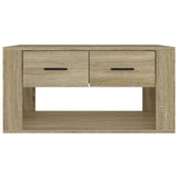 Coffee Table Sonoma Oak 80x50x40 cm Engineered Wood 816531